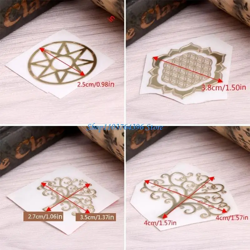 Pegatinas Cobre para Joyería DIY - usage example