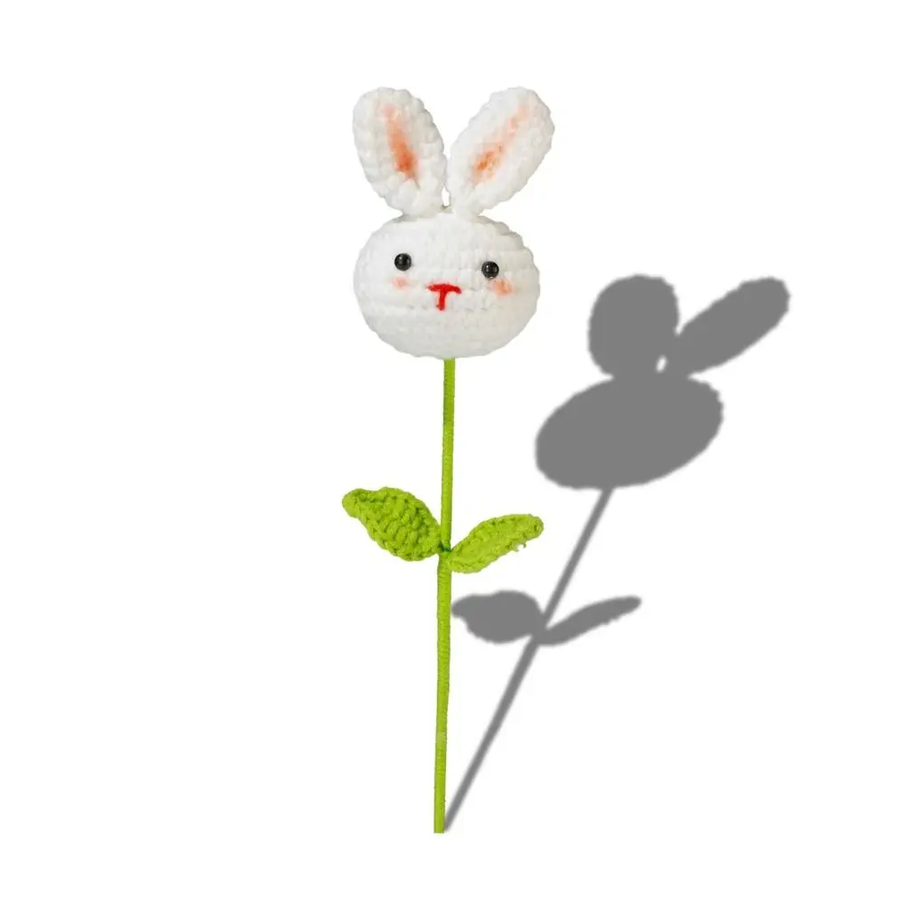 Doctoral Hats Graduation Knitted Flower Artificial Woven Knitted Flower Crochet Flower Bouquet Crochet Design Hand Woven Yarn