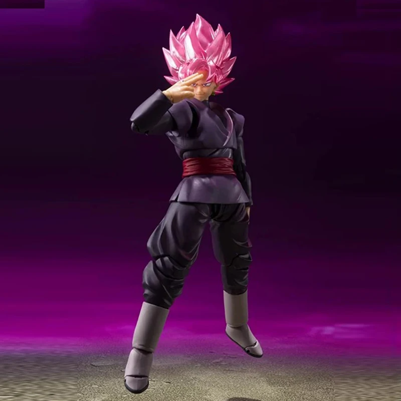 ドラゴンボール SHF 超サイヤ人ゴッドレッド 孫悟空 アクションフィギュア PVC 可動式 ゴクブラック アニメフィギュア コレクションモデル おもちゃ 子供向けギフト