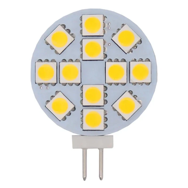 High Quality G4 LED Lamp DC10-30V 12V 24V 2.3W 12LED 5050SMD Under Cabinet Lights RV Yatch Marine Bulb Lighitng 1pc/lot