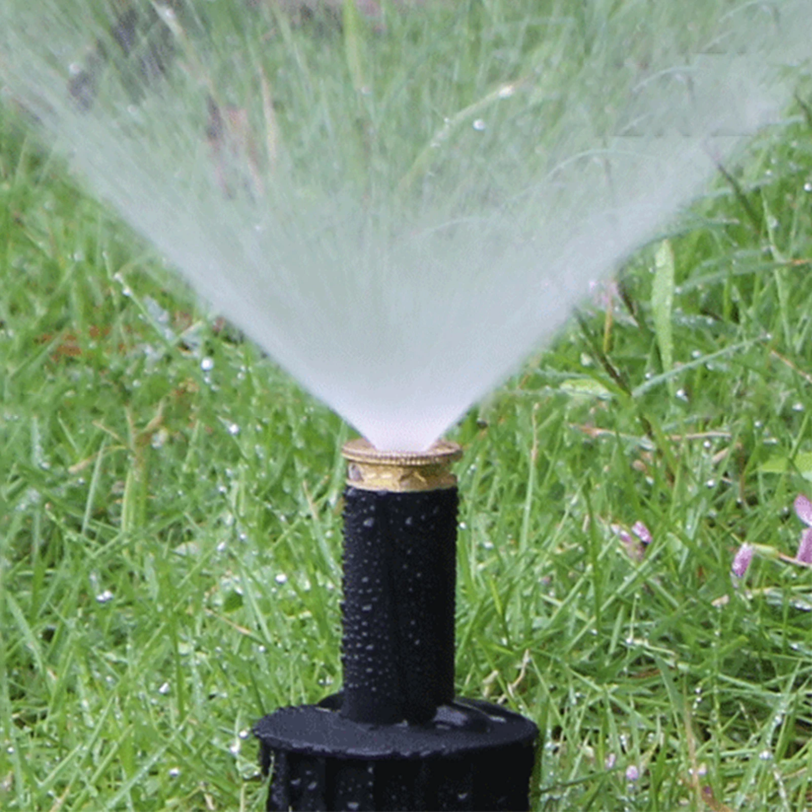 3 Pack Pop Up Sprinkler Pure Copper Automatic Lawn Watering Nozzle for Garden Irrigation Systems Durable Heavy Duty Tool