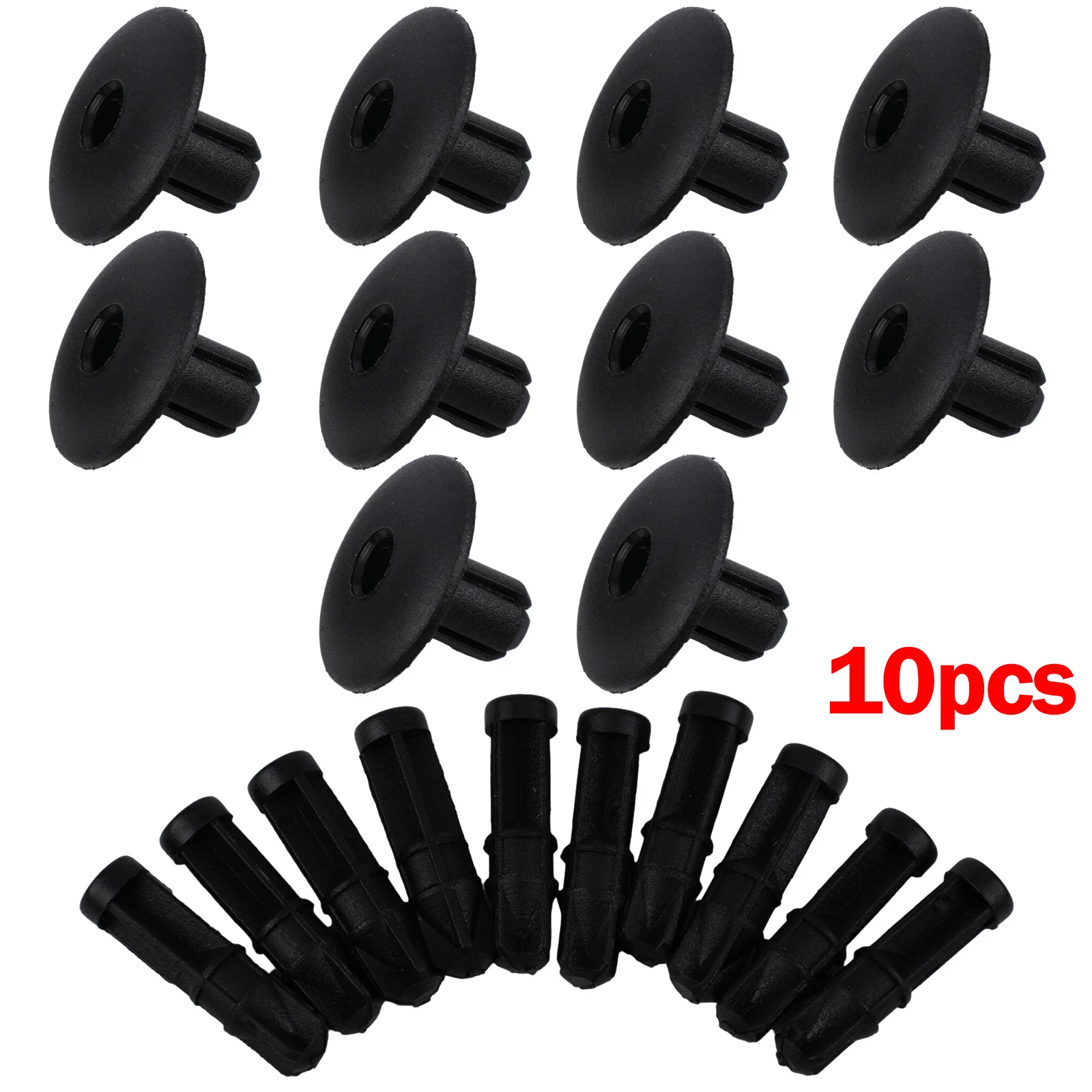 10pcs Car Trim Body Panel Clips 4D0807300 Clasps Retained Clamp Fasteners Auto Parts Cabin Upholstery Auto Interior Accessory