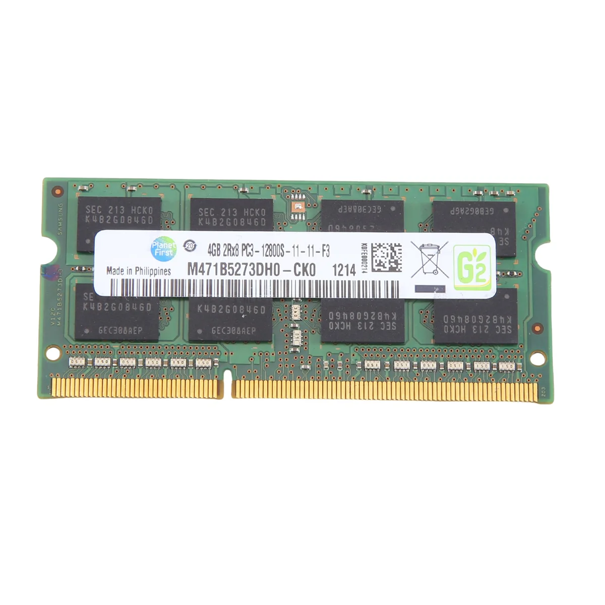 ذاكرة الوصول العشوائي للكمبيوتر المحمول RISE DDR3 4GB 1600Mhz PC3 12800 2RX8 1.5V 16 IC SODIMM الذاكرة فقط لإنتل