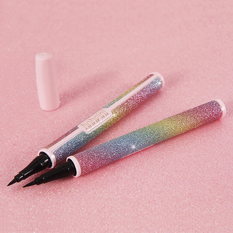 Starry Sky Shell Liquid Eyeliner Pen For Novice Soft Hair Long Lasting Waterproof Sweatproof Anti Smudge Quick Drying