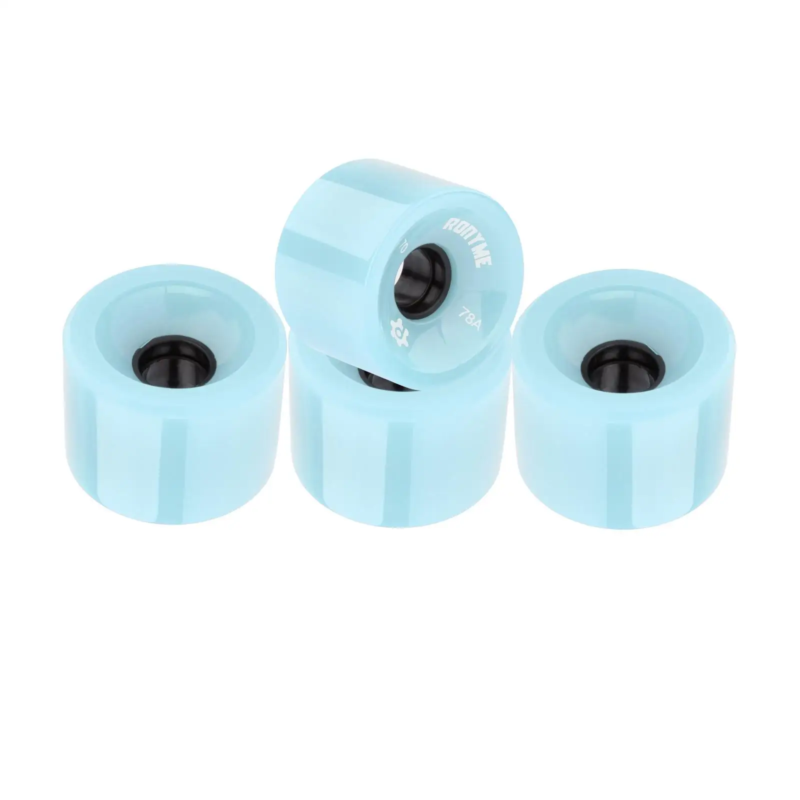 4x Ronyme Durable Skateboard Wheels PU Roller 78A Cruiser Maintenance