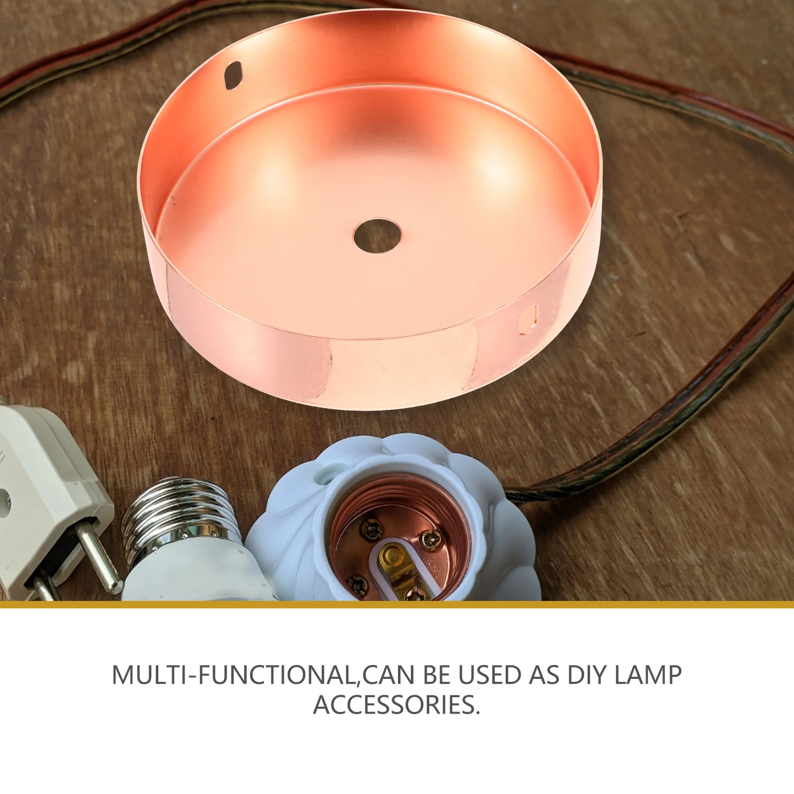 

Round Metal Disc Light Fixture Mounting Bracket Iron Canopy Replacement Chandelier Parts Pendant Lamp Kit Ceiling Cover Plate