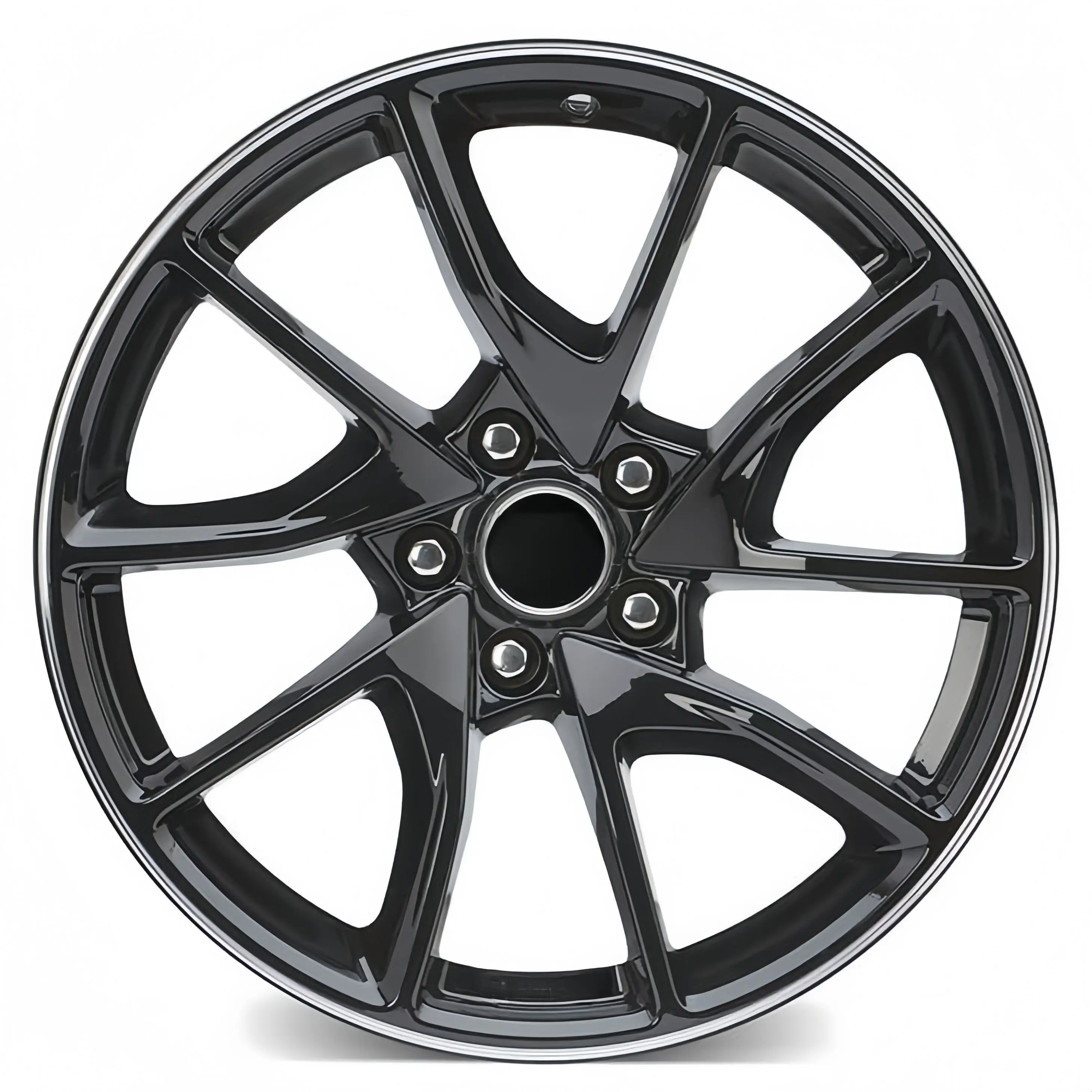 عجلات BKU مزورة 5x120.65 لسيارة شيفروليه كورفيت C6 C5 C7 C8 C4 ZR1 Z06 20 21 22 بوصة عجلات سيارة الركاب من سبيكة سوداء