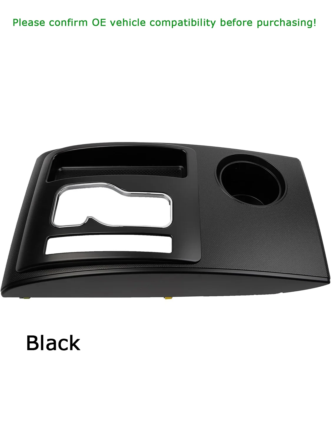 58822AD010 Center Console Shifter Bezel Gear Shift Panel Cover Cup Holder Trim for Toyota Tacoma 2005-2015, Gear Shift Trim Repl