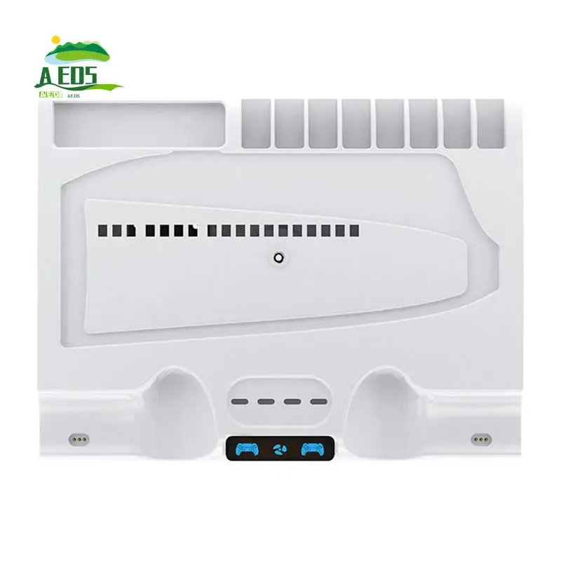 

AED5-для охлаждающей станции PS5 с охлаждающим вентилятором RGB, USB-интерфейсы, слот для карт с жестким диском/пультом дистанционного управления/хранением дисков