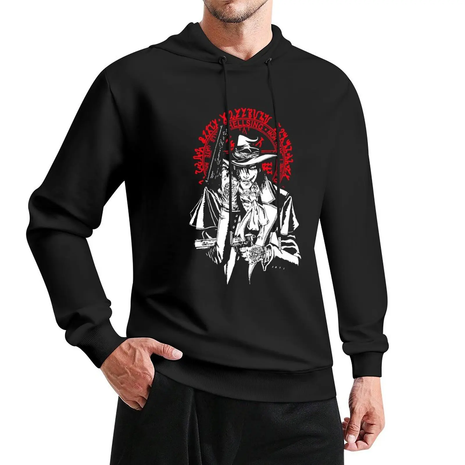 

Hellsing Alucard Pullover Hoodie men's sweat-shirt set men's coat new hooded tee