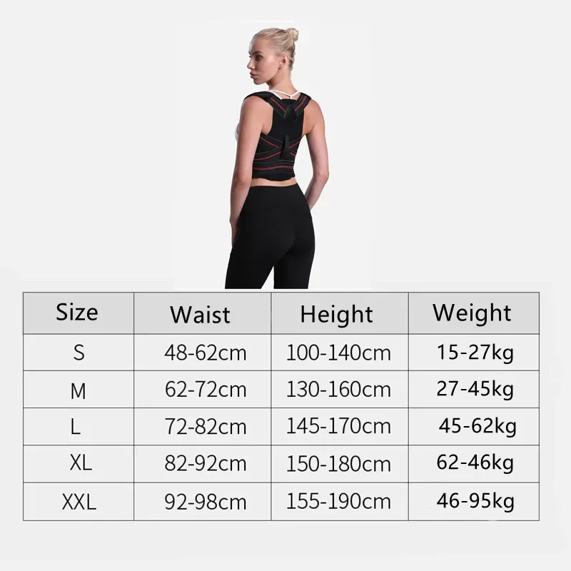 Professional Posture Corrector for Adults Children Back Support Belt Corset Orthopedic Brace Shoulder Strap Posture Back Corset