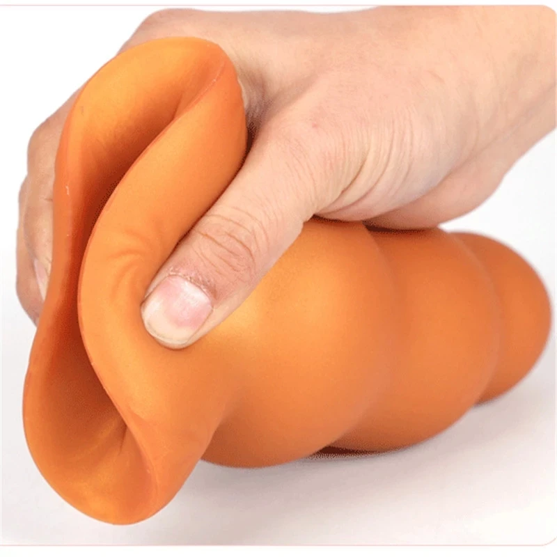 2022 latest huge anal plug super soft silicone dildo anal plug Anal beads Prostate massage big butt plug sex toys for men women