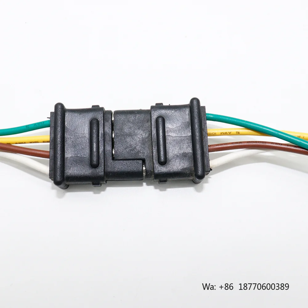 SAE Approval 4 Way Trailer Connector Trailer Extension Adapter 4 Wire Pin Trailer Flat Wiring Harness