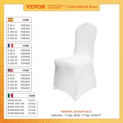 VEVOR 50 100Pcs Wedding Chair Covers Spandex Stretch Slipcover for Restaurant Banquet Hotel Dining Party Universal Chair Cover