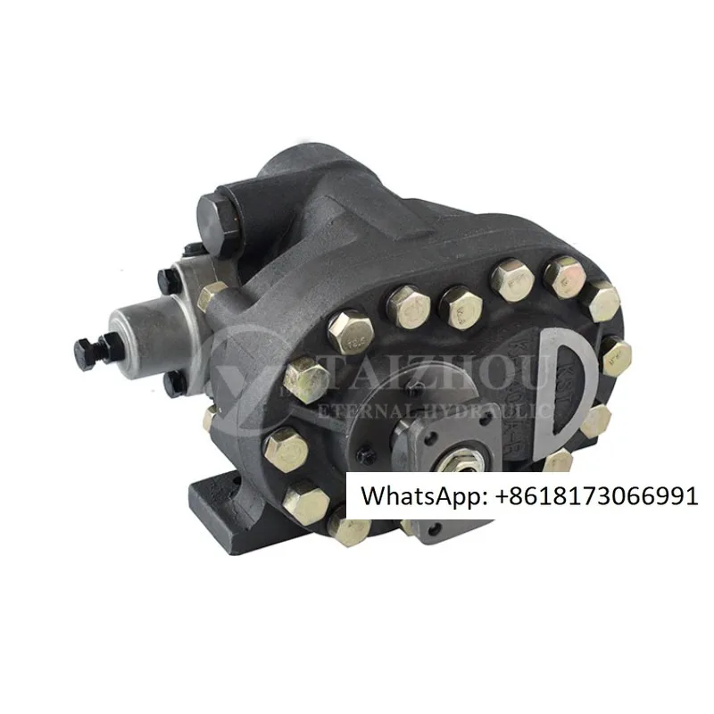 high efficiency cast iron hydraulic double gear pump, KP55 KP1405 KP1505 Kp1403 KP series for tip truck dump hydraulic gear pump