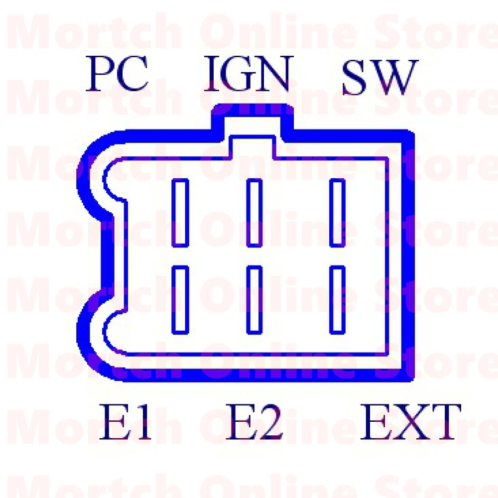 GY6 BaoTian CDI 45Km Restricted 6Pin 50-4070C For GY6 50cc Chinese Scooter Moped 139QMB Engine