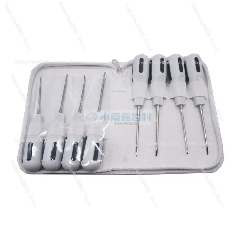 Dental oral tooth extraction pliers Minimally invasive extraction set Minimally invasive tooth extraction knife 8-piece set