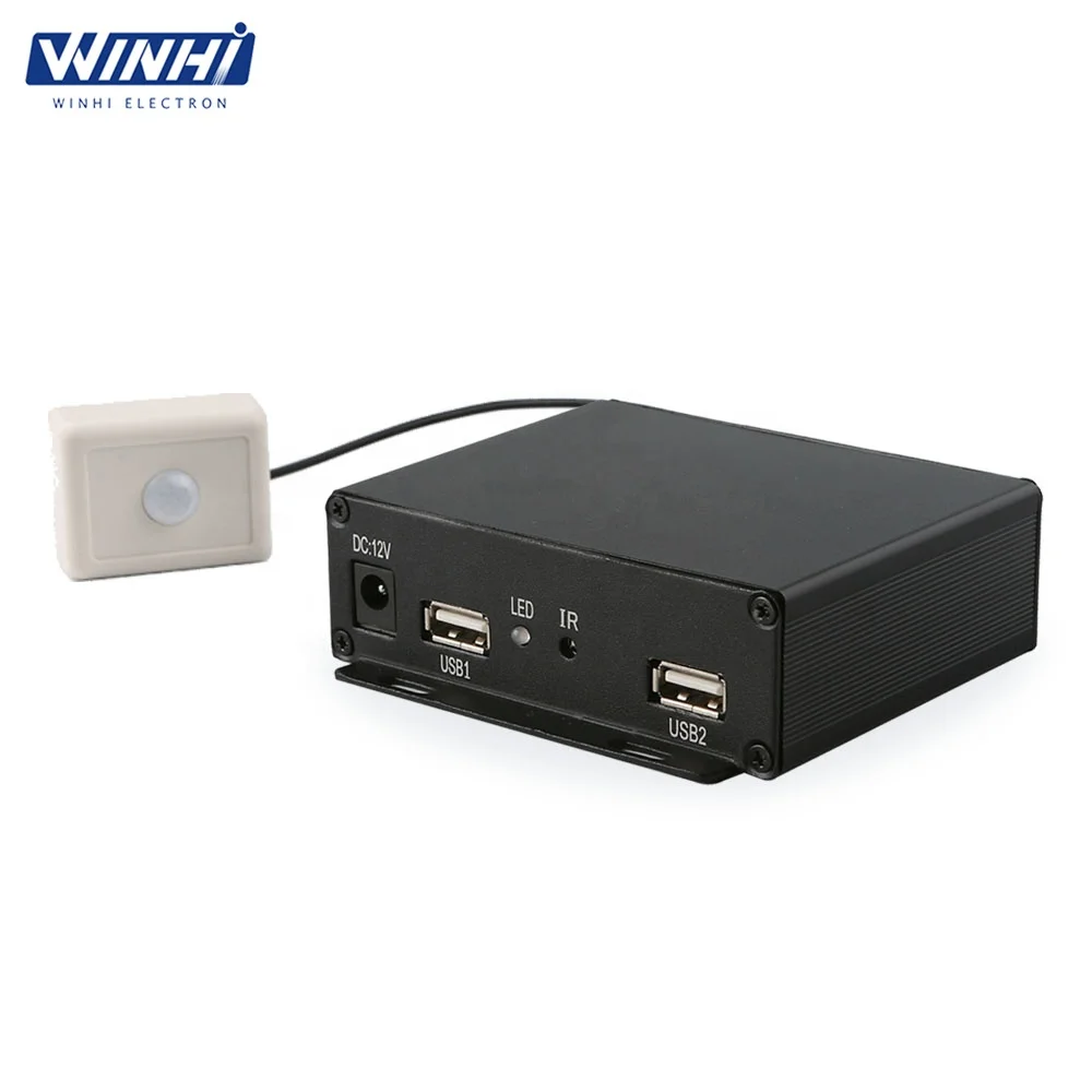 MPC1920 Popular Metal Shell 1080p 8g Video Auto Loop Play Ir Motion Sensor Media hd Ad Player with Good Quality