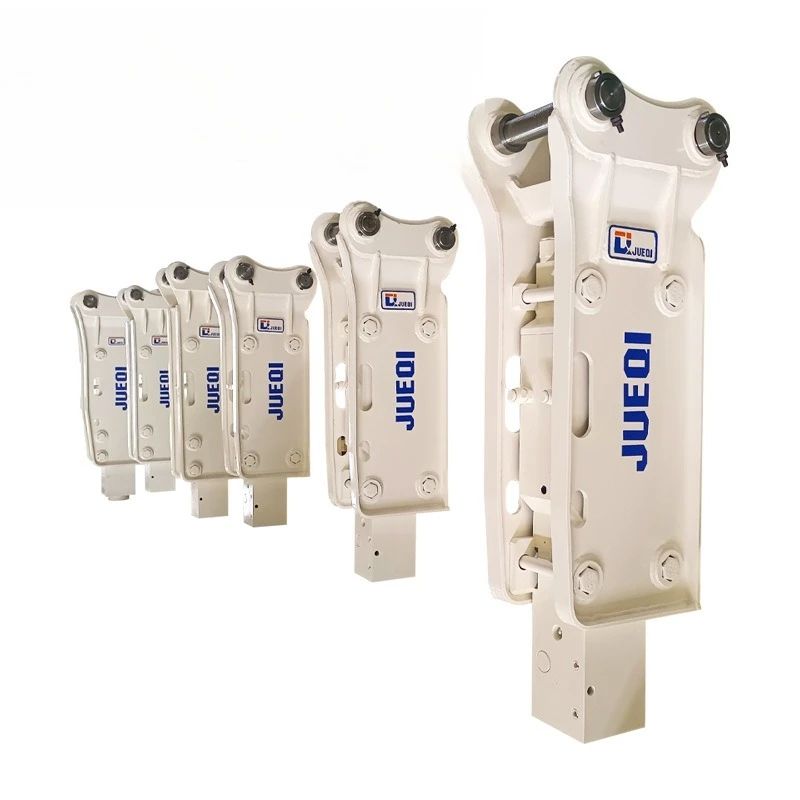 Breaking Hammer Excavator Triangular Hydraulic Breaking Hammer Wear-resistant and Reliable Mining Rock Drilling Using Straight