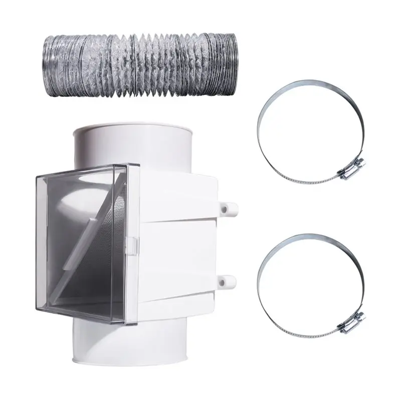 ABGH-Plastic Lint Tray For Washer-Dryer Combo Indoor Dryer Lint Collector,Dryer Outlet Particle Filter Structure With Guard