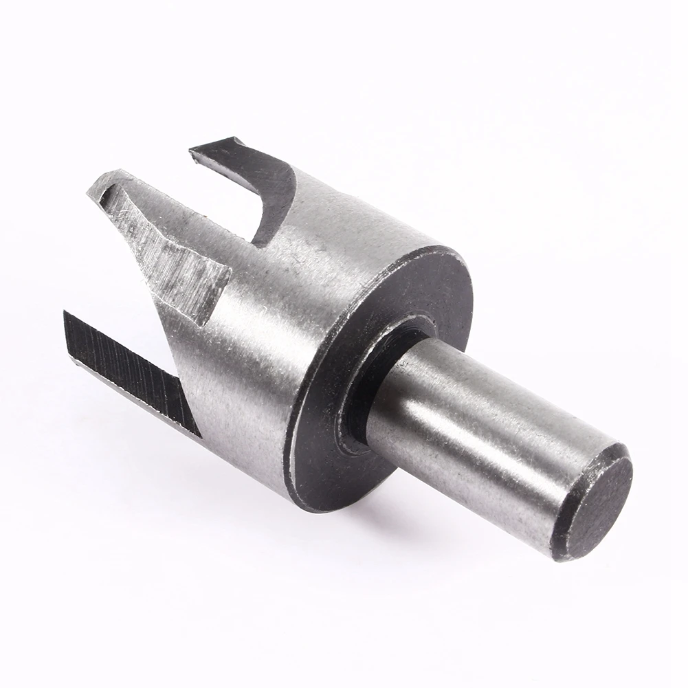 8 Pcs Chamfer Wood Plug Cutter Straight & Tapered Taper Claw Type Drill Bits Wood Plug Cutter Drills Industrial Hardware Tools