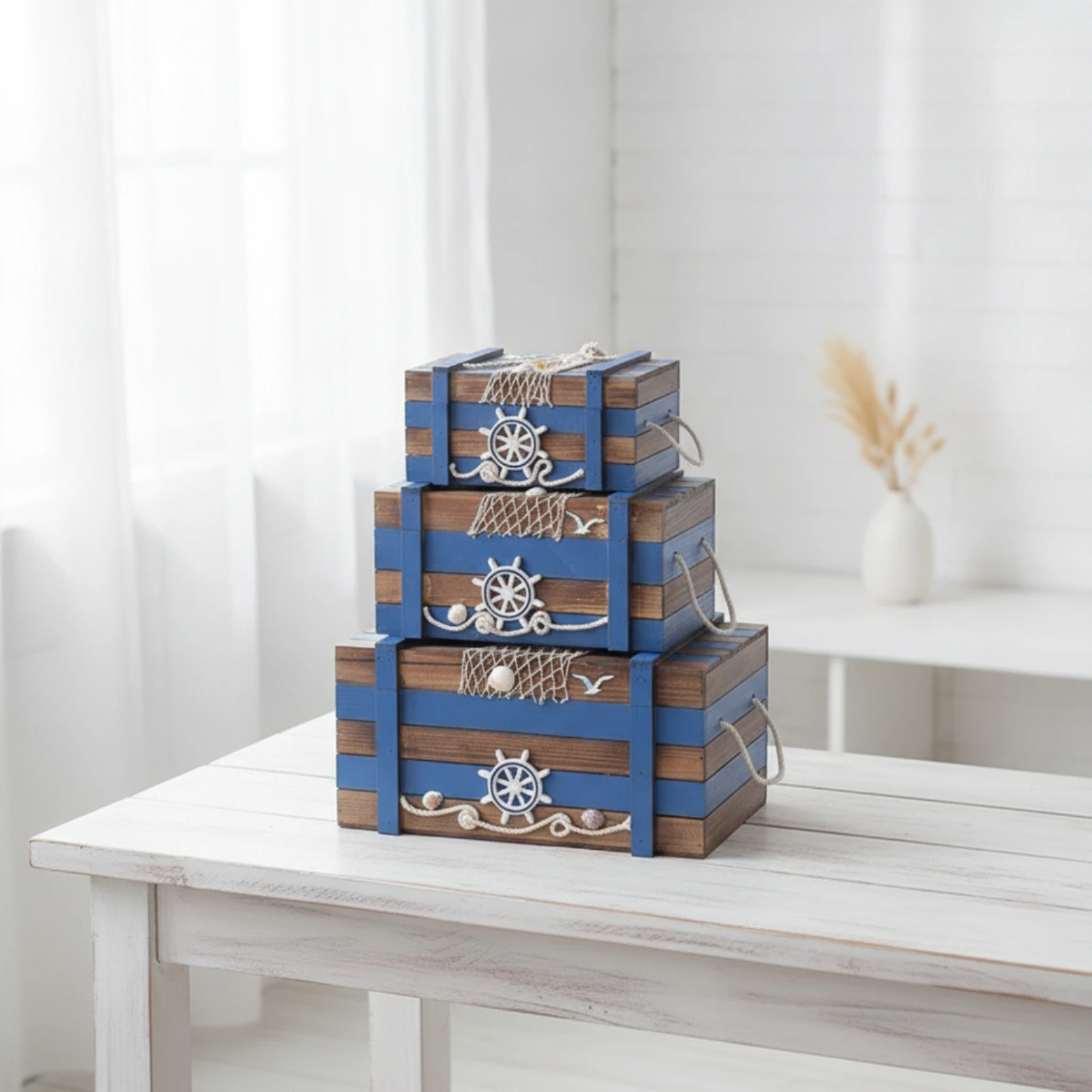 3-częściowy zestaw morskich pu – Home Decor Nautical recenzja i cena