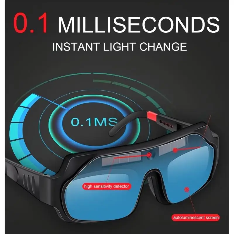 Automatic Dimming Electric Welding Glasses Welder Burning Goggles Eye Mask To Protect Eye Glasses Against Strong Light
