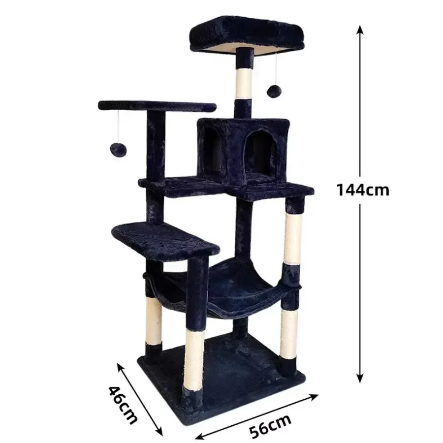 Cat Tree Tower Activity Center Playing House  Climbing Frame Frame  Nest Integrated Catching Post  Supplies