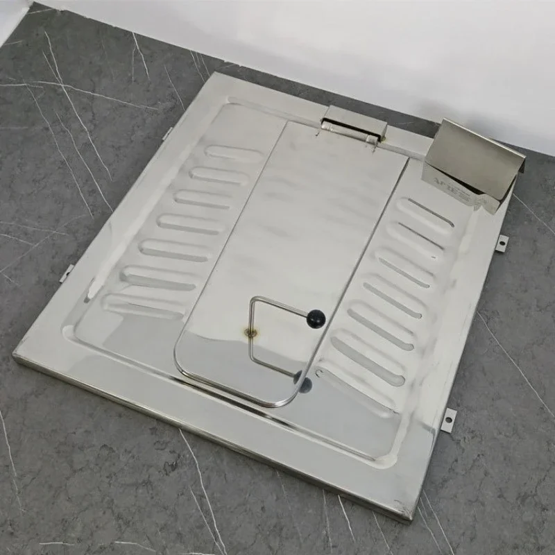 304 stainless steel squatting toilet dry with flip cover deodorant rural renovation public large panel