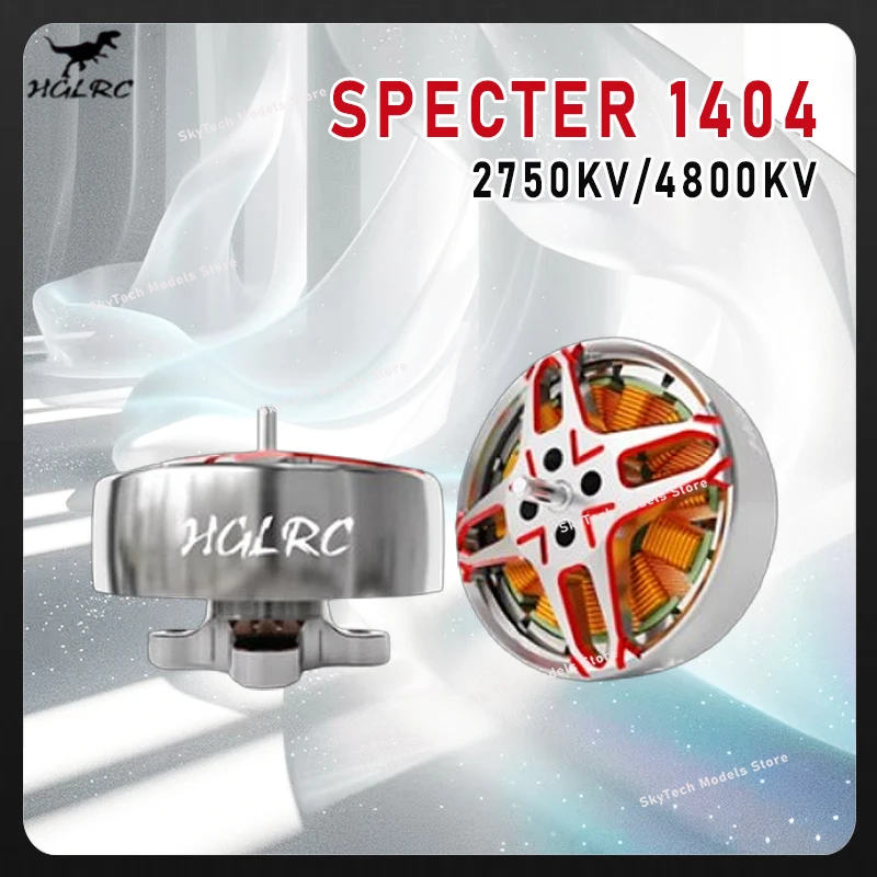 HGLRC SPECTER 1404 2750KV/4800KV 4-6S Brushless Motor for FPV Freestyle 2inch Cinewhoop 4inch Toothpick