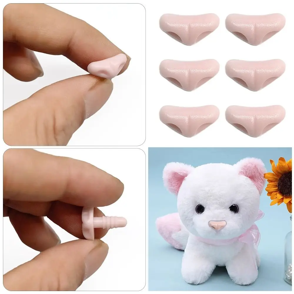 New 15*7mm Triangle Nose Bear Buttons Dolls Accessories Safety Parts Craft DIY Tool Doll Fox Noses