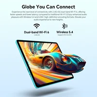 TECLAST P33 Case Tablet 10.1 inch HD IPS 1280x800 16:10 Android 15 Allwinner A333 5-Core 3GB RAM + 6GB Virtual 64GB WiFi 6 Bluetooth 5.4 6000mAh Dual Speakers USB-C TF 1TB Widevine L1 Global Version 5