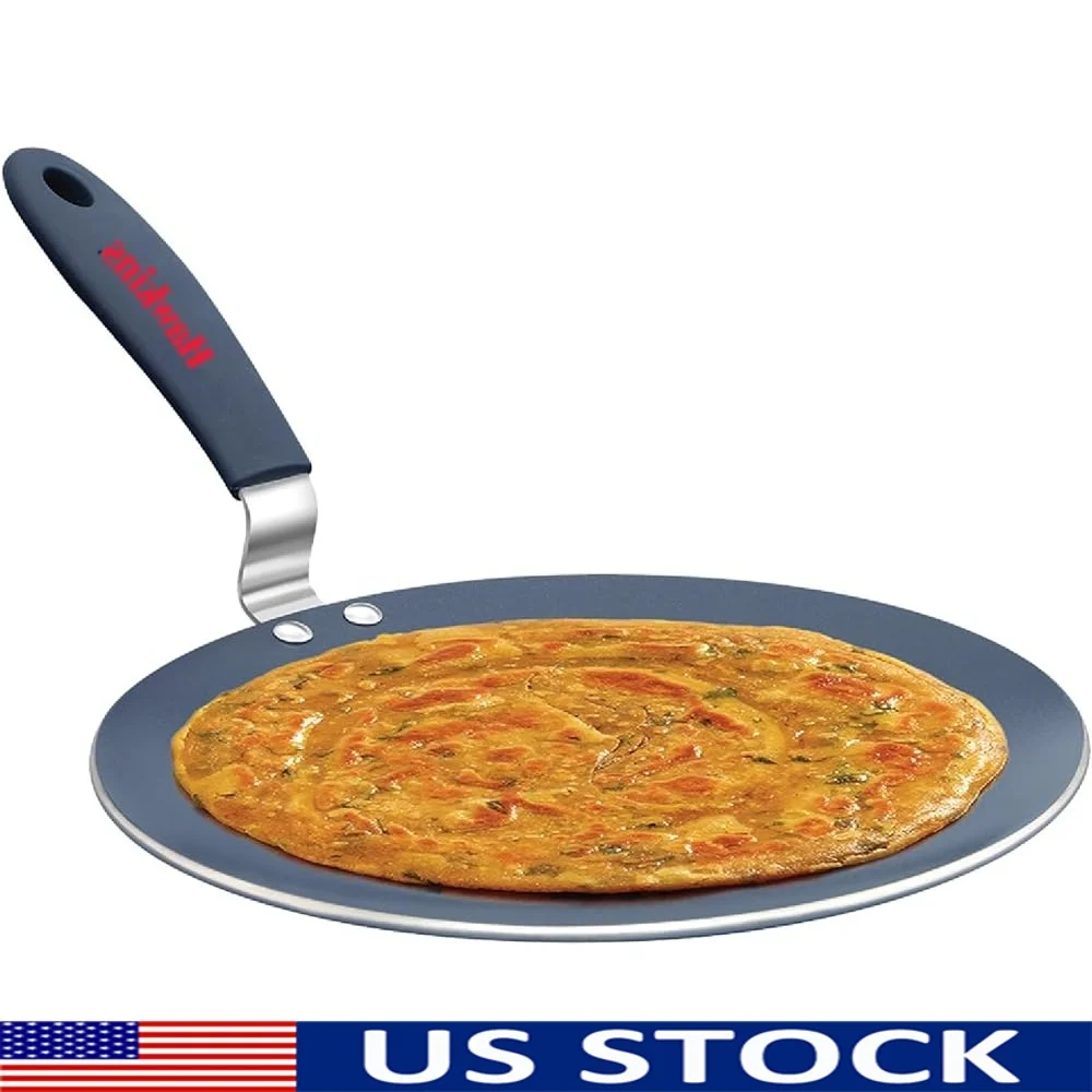 

Ceramic Nonstick Tava Induction Griddle 24cm Heavy Duty PFOA Free PTFE Free Granit Nonstick Cookware Kitchen Essential