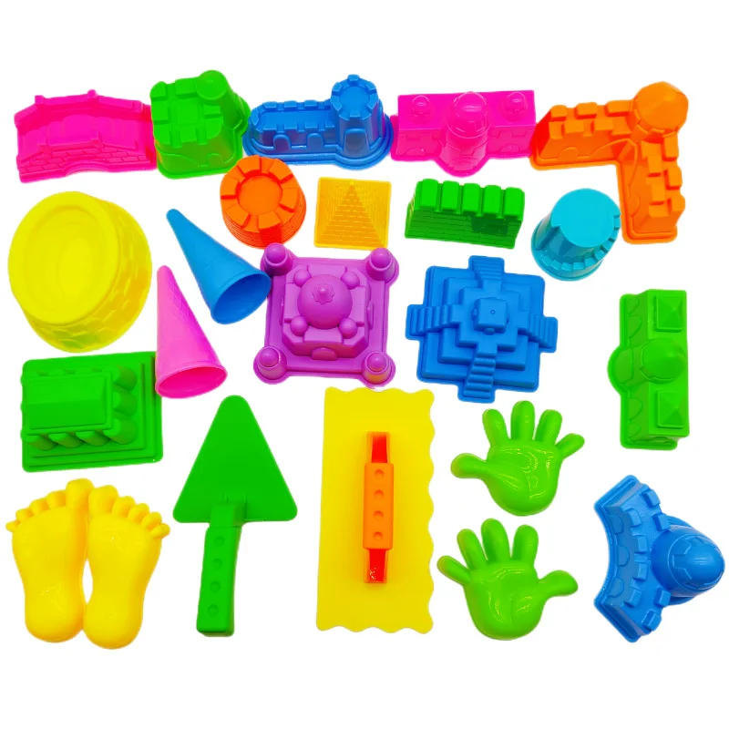 Baby DIY Slimes Accessories Toy Sand  Clay Tool Set Plasticine Modeling Soft Clay Kit Cutters Molds Educational toy for Children