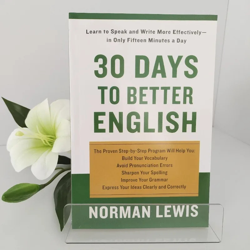30 Days To Better English English Paperback English Learning Vocabulary Grammar Speaking Writing Self Study Practice Guide Book