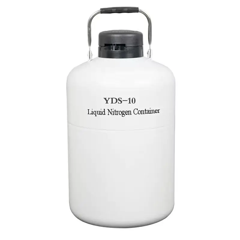 YDS-10L 50/80/125/210MM Liquid nitrogen container Cryogenic Tank Dewar Liquid Nitrogen Container With Liquid Nitrogen Tank