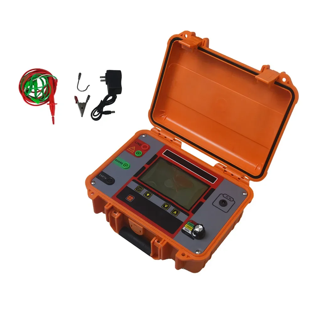 5kV Digital Insulation Resistance Tester 0-20K Omh Earth Ground Resistance Megohm Meter Megameter Megohmmeter Voltage Multimeter