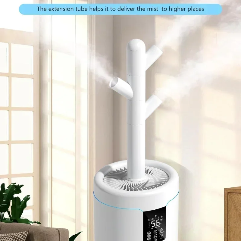 QWQW17L/4.5Gal Ultra Humidifiers for Bedroom 2000 sq ft,Quiet Humidifiers for Large Room,Tower with 4 Mist Mode