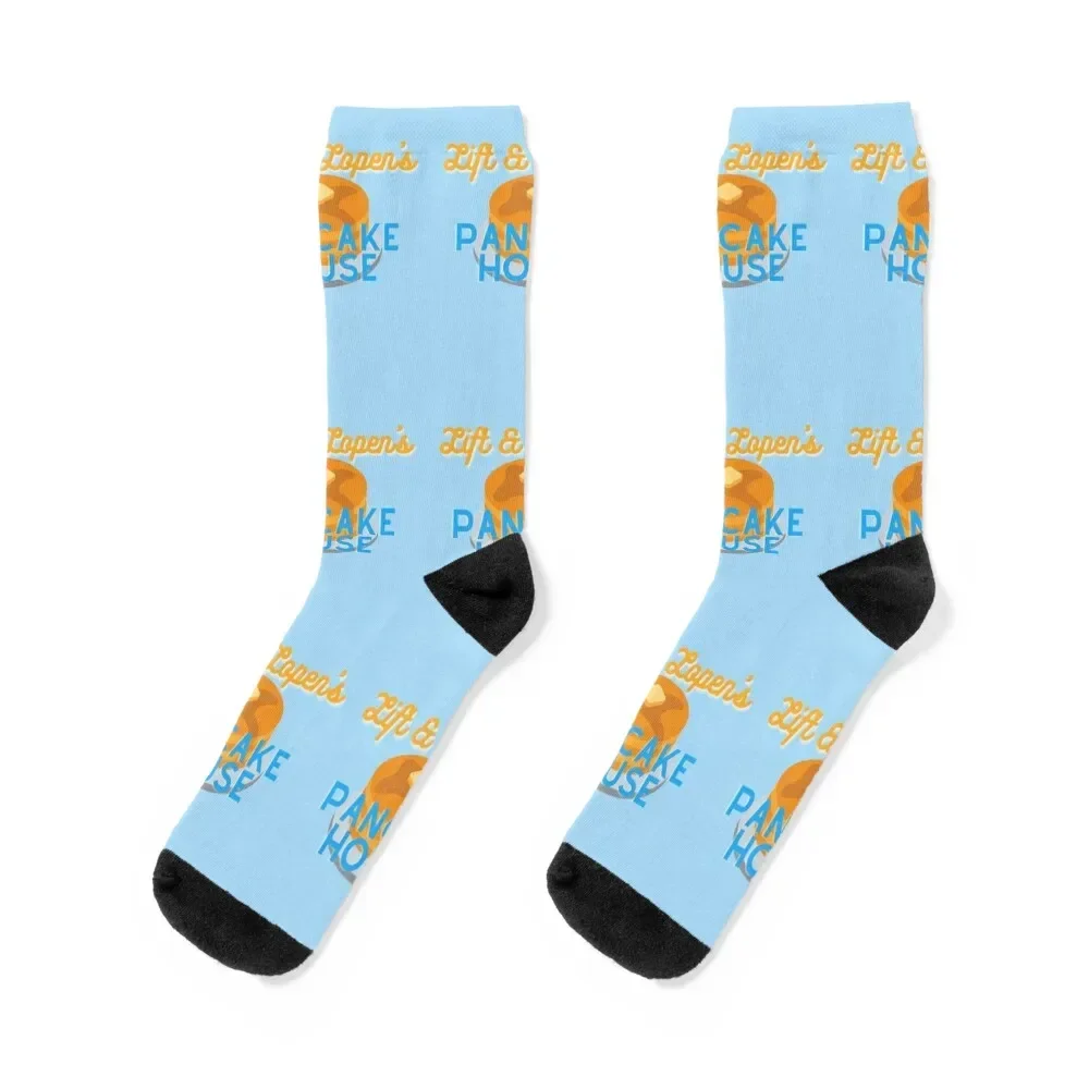 

Lift & Lopen's Pancake House Socks japanese fashion Running moving stockings Socks Woman Men's