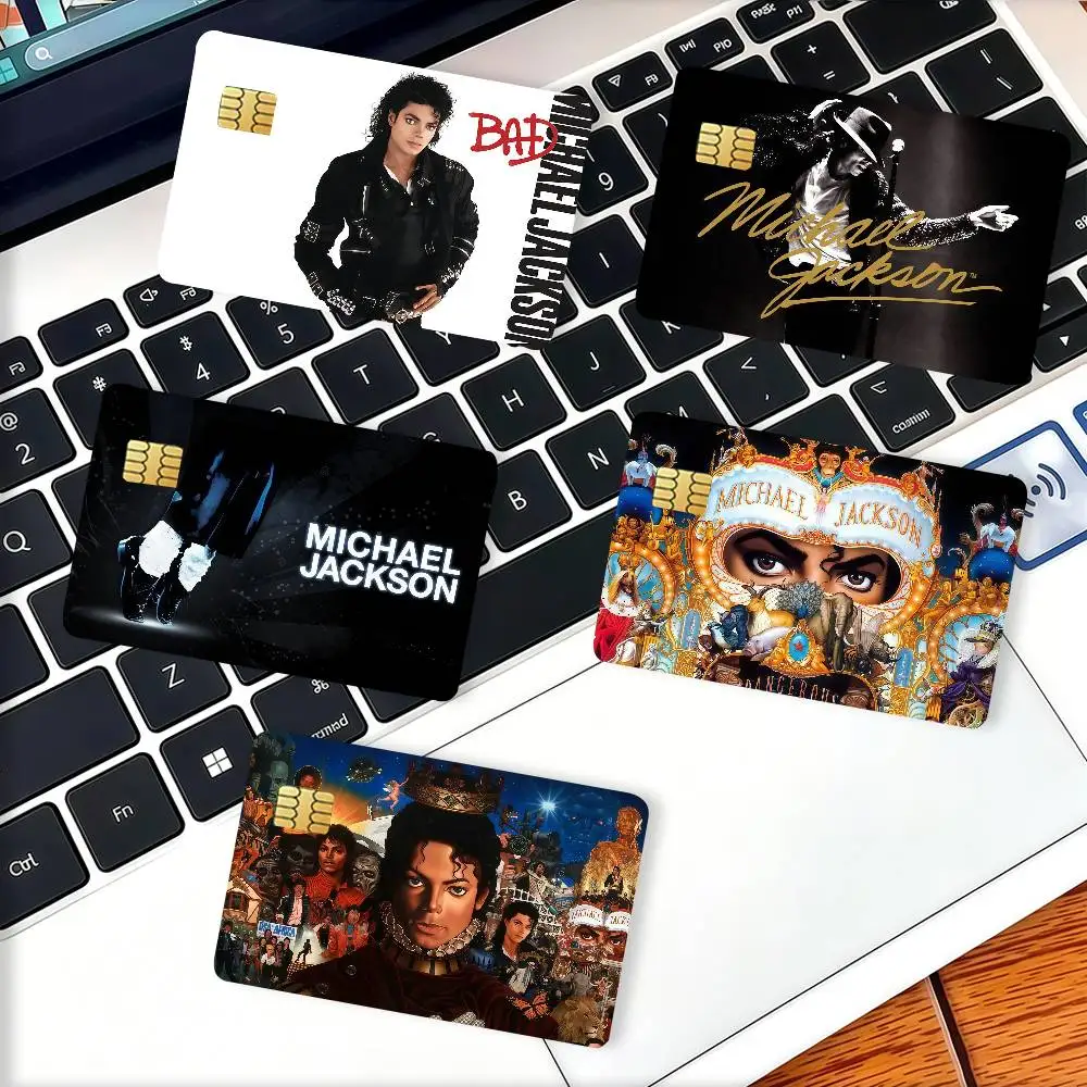 American singer M-Michael J-Jackson Credit Card Decorative Card Stickers Suitable For Bank Cards Metro Transit Anti scratch Gift