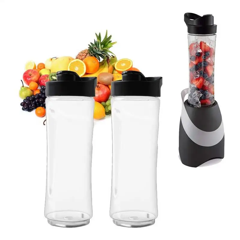 20 Unzen Mixer Smoothie-Flaschenbecher Sportflasche mit Deckel kompatibel für O'ster BLSTPB BLSTP2 Modelle Entsafterbecher Tragbarer Flaschenbecher
