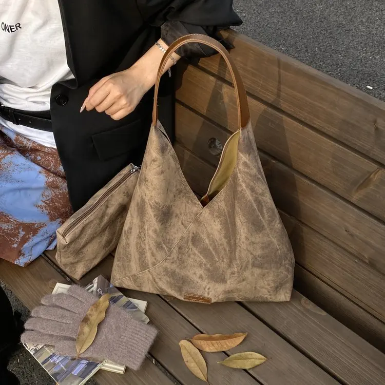 

Сумка-тоут Ele Commuter Lazy Sle на одно плечо для мамы и дочки, новая модная модель 2025 года, дизайн подмышечной сумки, большая сумка-тоут для женщин