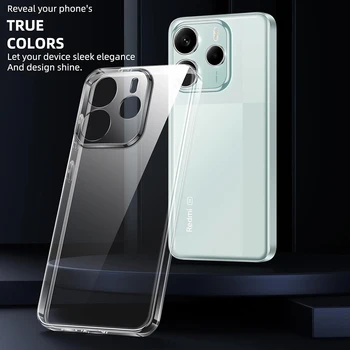 Clear Cover Transparent Shockproof Silicone Soft Case For Xiaomi Redmi Note 14 13 12 Pro…