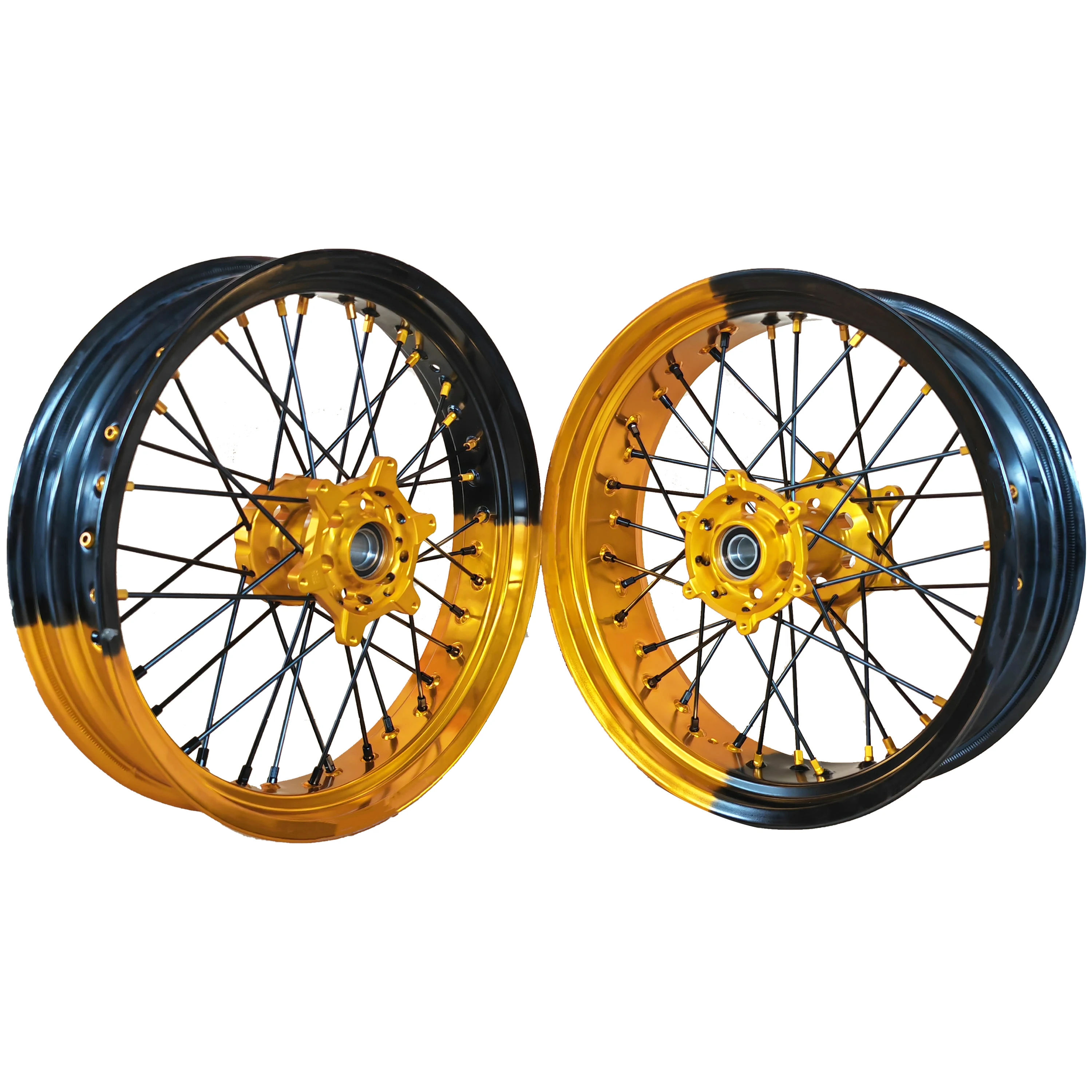 Supermoto Wheels EXC SXF 17 Inch Customized Accept Color Wheels Rims and Hubs EXC SXF 4