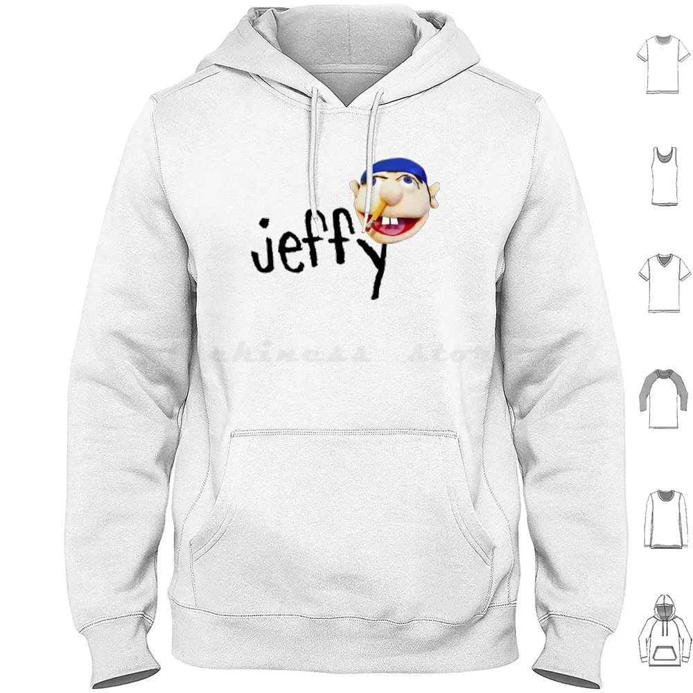 Smith Mountain Lake Apparel-Jeffy V3 Artwork For Fans Hoodies Long Sleeve Jeffy Sml Youtube Logan Super Sml Jeffy