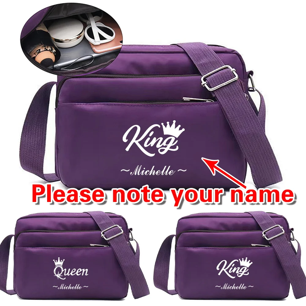 

Сумка через плечо на одно плечо с индивидуальным именем, модный дизайн, кошелек Sense, большая вместительная сумка для телефона, повседневный стиль, сумка-мессенджер