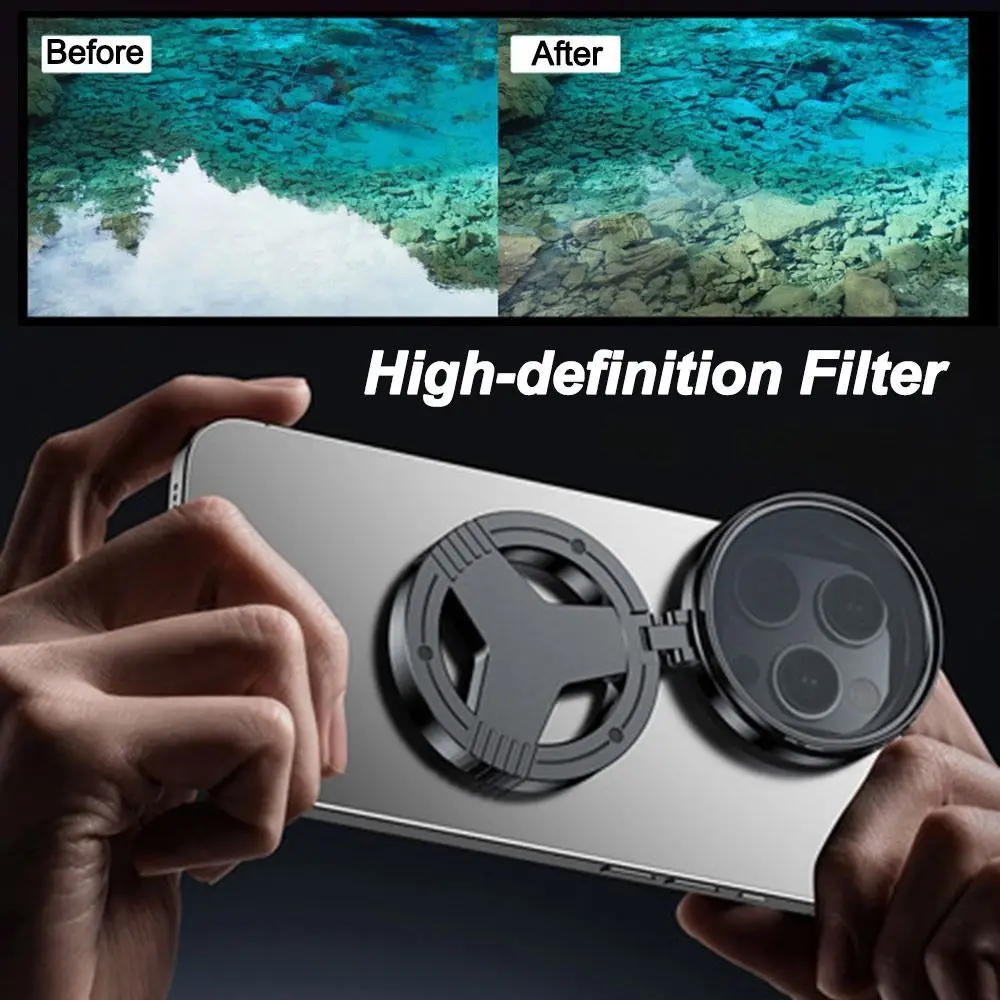 New 52MM CPL Filter Anti-reflective Auxiliary Tool Magnetic Circular Polarizer Camera Portable High-definition Filter