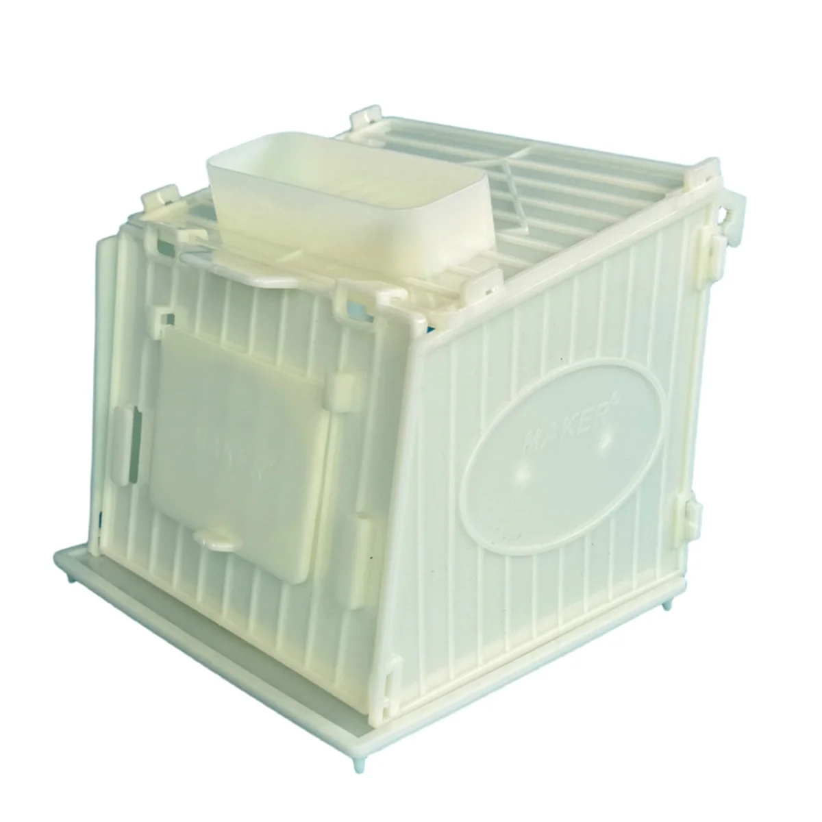 

ABAB Bird Cage Bird House Parrot Cage White High Quality Plastic Pet Birds' Nest Removable