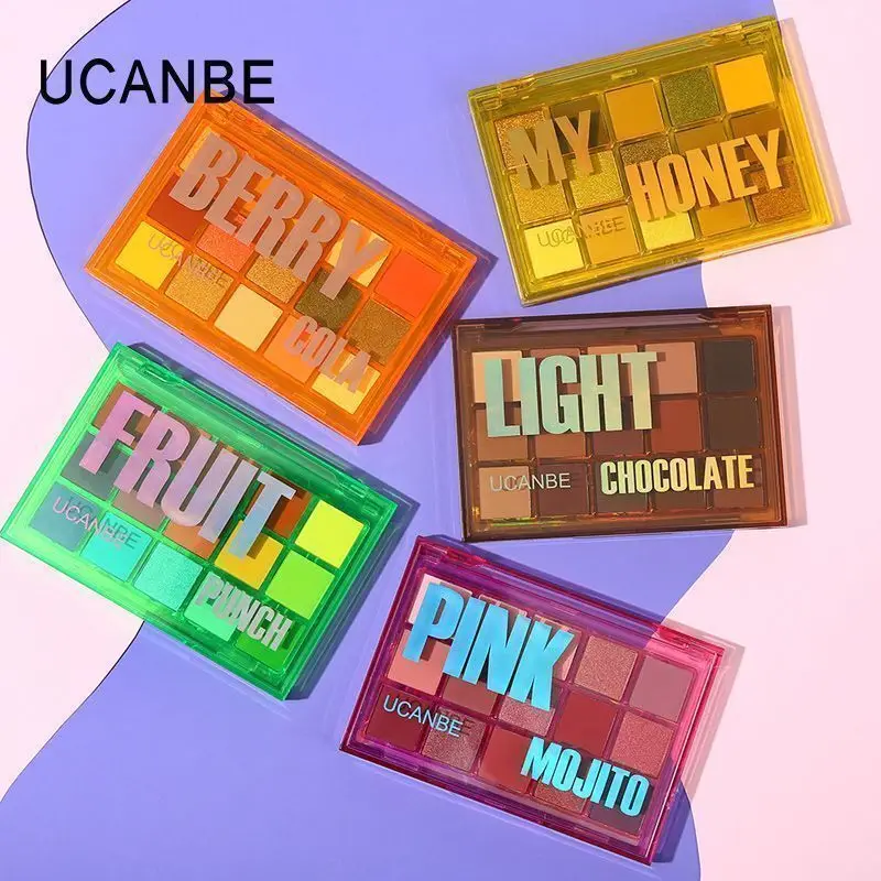 Палитра теней для век Ucanbe Macaron, красочная, многоцветная, матовая, для игр, розовая, 15 цветов, ниша по доступной цене
