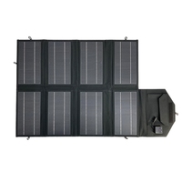 Folding Solar Panel 50W 12V Outdoor Waterproof Solar Panel Portable Solar Charger Emergency Power Supply